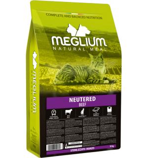  Сухой корм для кошек Meglium Cat Adult Neutered Beef / MGS0410 (10кг)