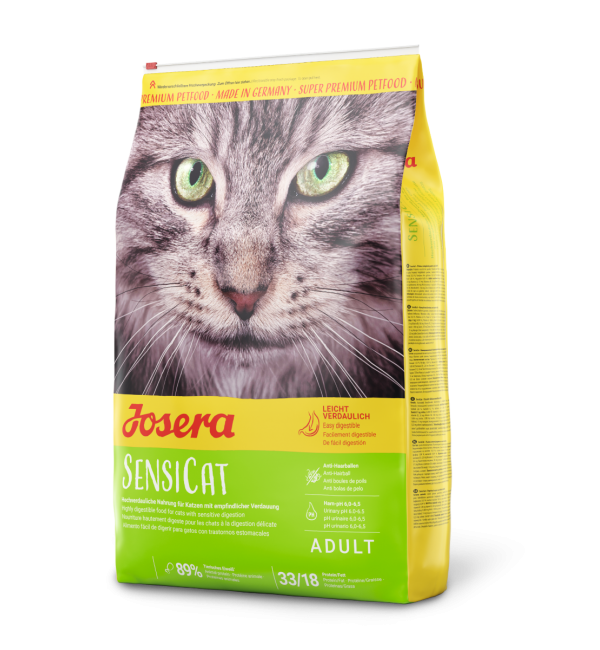 Сухой корм Josera Sensicat (Adult Sensitive 33/18) для взрослых кошек с чувствительным пищеварением (10 кг)