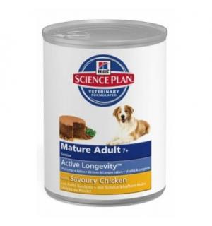 Консервы Hill's Science Plan для пожилых собак 7+, с курицей (0,37 кг)