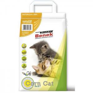 Наполнитель для туалета Super Benek Corn Cat кукурузный, натуральный (25 л)