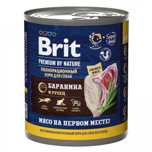 Консервы Brit для собак, баранина и рубец (0,85 кг)
