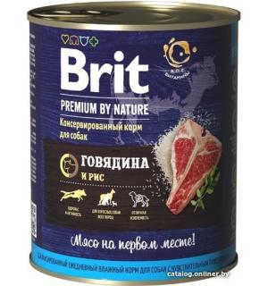 Консервы Brit для собак, говядина и рис (0,85 кг)