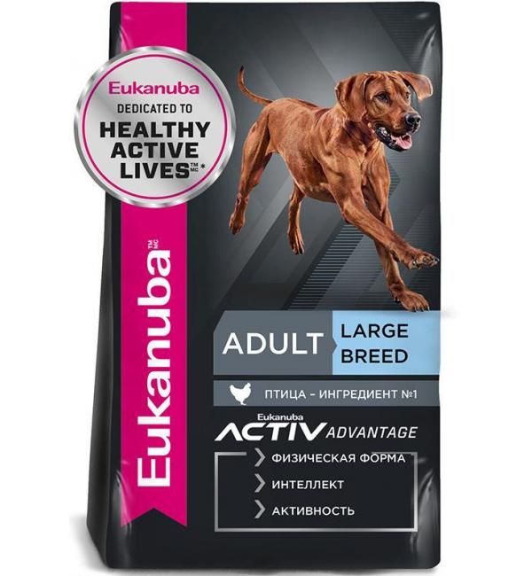 Сухой корм Eukanuba Adult Large Breed с птицей 15 кг Сухой корм Eukanuba Adult Large Breed с птицей 15 кг