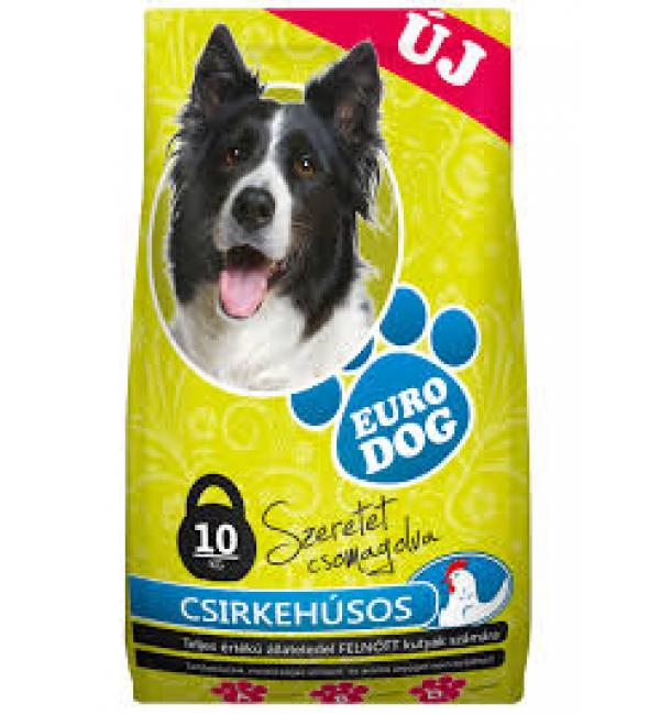 Сухой корм Euro dog для собак с курицей Евро дог (10 кг) Сухой корм Euro dog для собак с курицей Евро дог (10 кг)