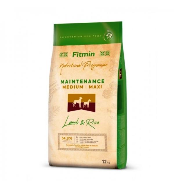 Сухой корм Fitmin MEDIUM MAXI Lamb/Rice для собак средних и крупных пород, ягненок с рисом (12 кг) Фитмин