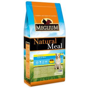 Меглиум сухой корм MEGLIUM Fish & Rice для собак с чувствительным пищеварением с рыбой (15 кг)