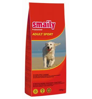 Smaily Professional ADULT Sport, корм для взрослых пород собак смайли, 18 кг 