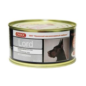 Lord консервы мясные ОМКК Лорд для собак и кошек  (0,325 кг)
