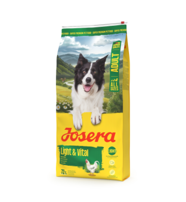 Сухой корм Josera Light & Vital (Adul Sensitiv 29/7,5) для собак с избыточным весом и стареющих собак (12,5 кг)