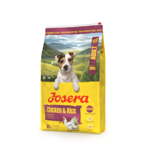Сухой корм Josera MINI Chicken & Rice (Adult Mini/Sensitive 27/16) для взрослых миниатюрных пород (10 кг)