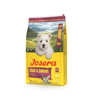 Сухой корм Josera MINI Junior Duck & Salmon (Junior/Adult Mini 29/18) для щенков и взрослых собак мелких пород(10 кг)