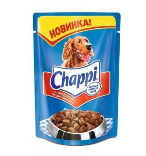 Влажный корм Chappi для взрослых собак ягненок по-домашнему (0,085 кг)