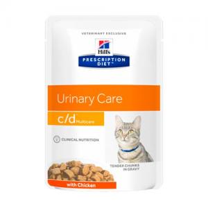 Влажный корм Hill's Prescription Diet для кошек c/d, с курицей (0,085 кг)