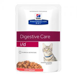 Влажный корм Hill's Prescription Diet для кошек i/d, с лососем (ЖКТ) (0,085 кг)
