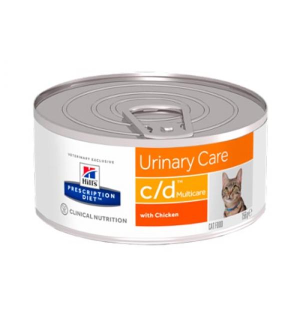 Консервы Hill's Prescription Diet для кошек c/d, с курицей (0,156 кг)
