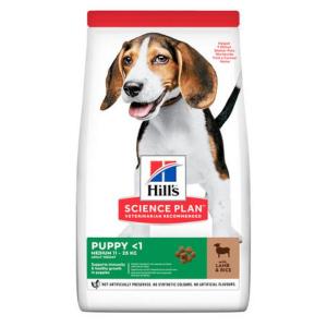 Сухой корм Hill's Science Plan для щенков, ягненок и рис (1 кг)