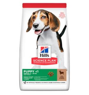 Сухой корм Hill's Science Plan для щенков, ягненок и рис (12 кг)