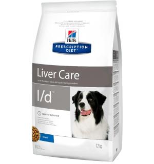 Сухой корм Hill's Prescription Diet для собак l/d при заболеваниях печени (12 кг)
