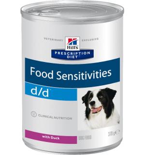 Консервы Hill's Prescription Diet для собак d/d, утка и рис (0,37 кг)