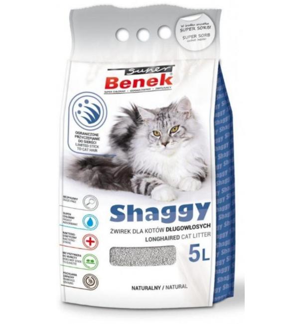 Наполнитель Super Benek Shaggy для длинношерстных кошек (5 л)