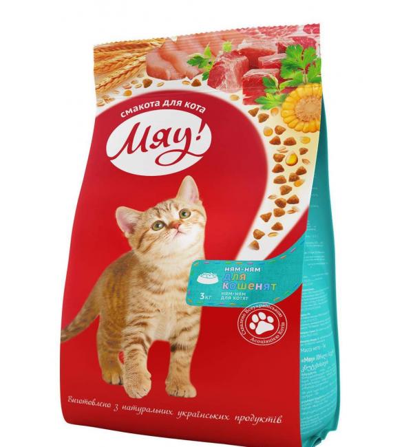 Сухой корм Мяу! для котят (11 кг)