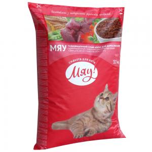 Сухой корм Мяу! для кошек, Куриный (11 кг)