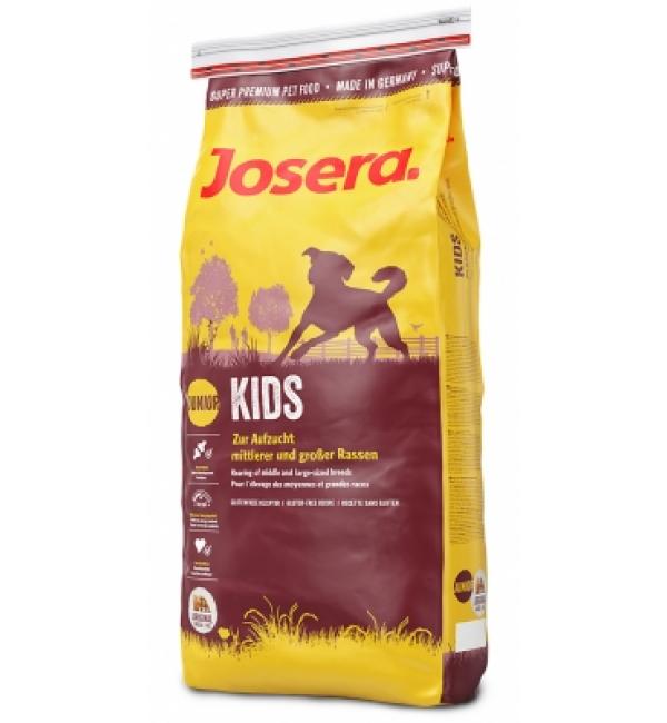 Сухой корм Josera Kids (Junior Medium/Maxi 25/12) для щенков от 8 недель и молодых собак средних и крупных пород (12.5 кг)