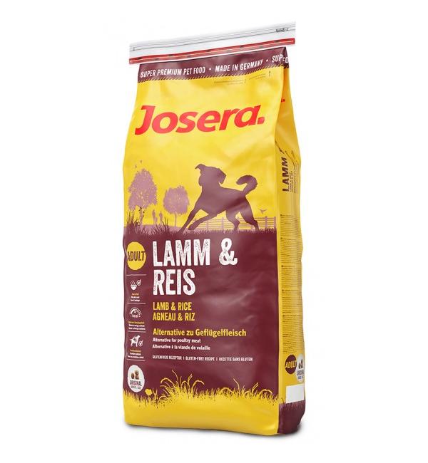 Сухой корм Josera Lamb & Rice (Adult 20/11), для взрослых собак всех пород склонных к пищевой аллергии (12.5 кг)