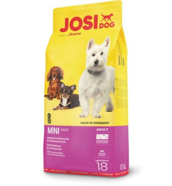 Сухой корм Josera JosiDog Mini (Adult/Mini 26/11) для взрослых собак мелких пород (18 кг)