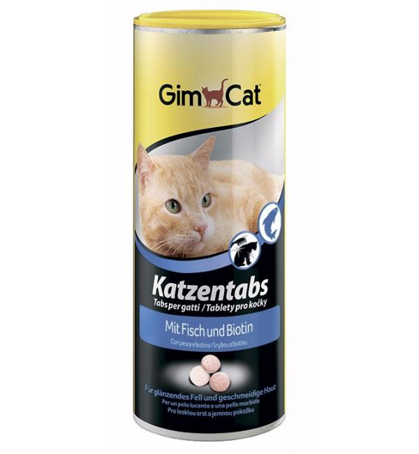 Витамины GIMCAT для кошек,  CAT TABS с рыбой (0,45 кг)