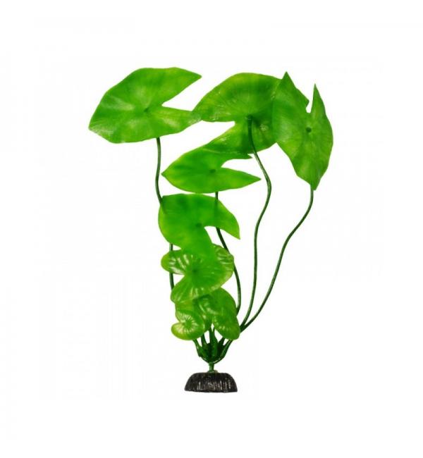 Пластиковое растение Barbus Plant 003 - Нимфея ЗЕЛЕНОЕ, 30см