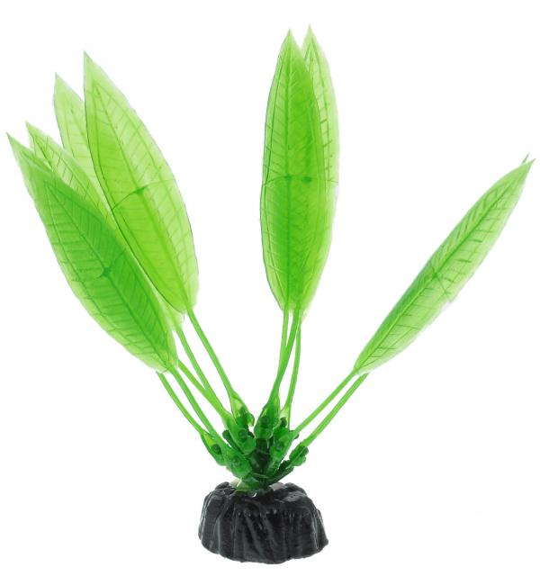 Пластиковое растение Barbus Plant 009 - Эхинодорус амазонский ЗЕЛЕНЫЙ, 10см