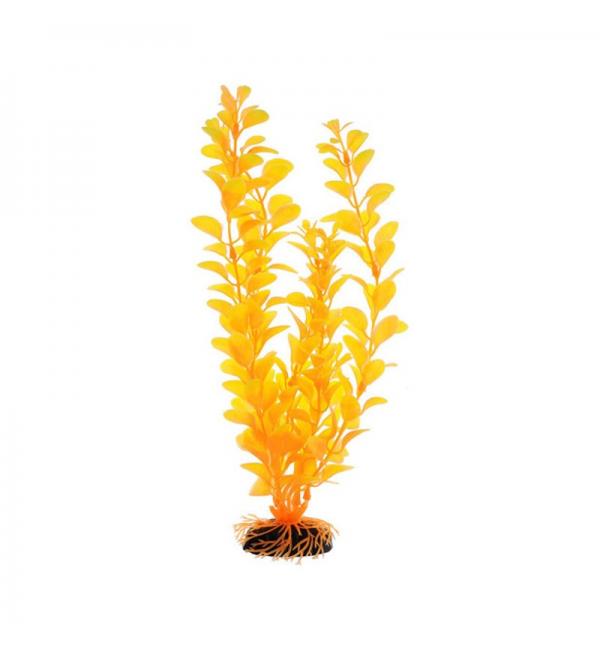 Пластиковое растение Barbus Plant 012 - Людвигия ЯРКО-ЖЕЛТАЯ, 20см