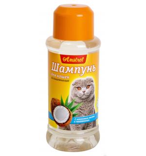 Шампунь Amstrel для кошек восстанавливающий с кокосовым маслом и пантенолом