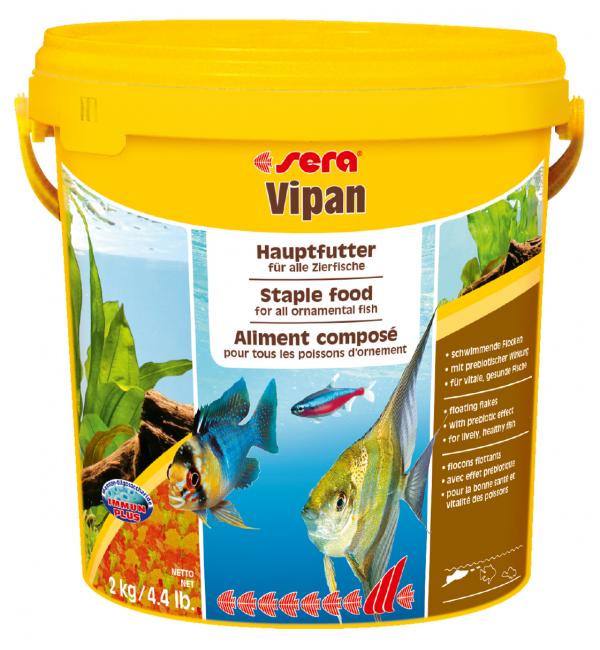 Корм хлопья SERA для всех рыб "Vipan" 2кг