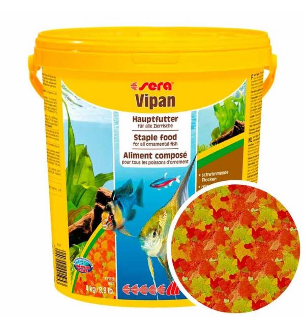 Корм хлопья крупные SERA для всех рыб 4 кг "Vipan"