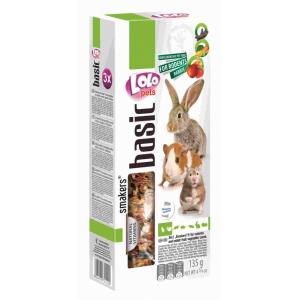 Smakers® 3 в 1 Lolo Pets для хомяка (фрукты/овощи/плоды рожкового дерева) (0,135 кг)