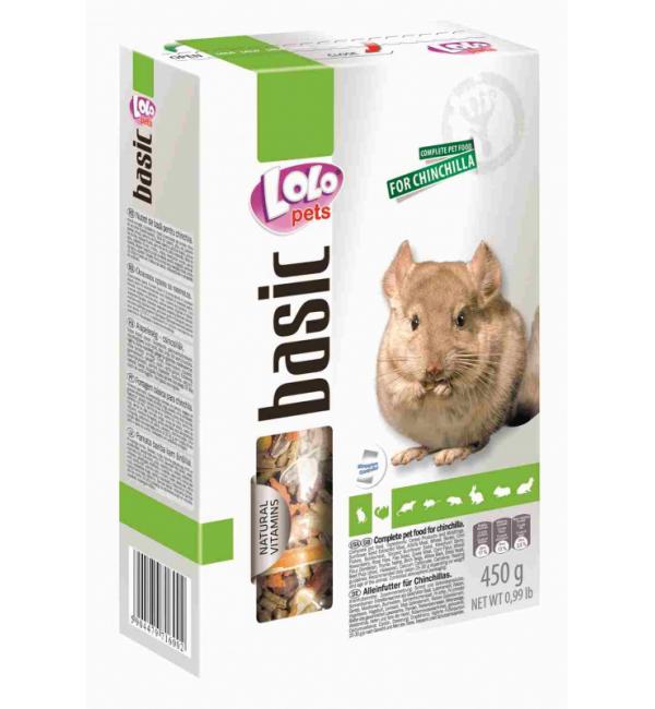 Полнорационный корм Lolo Pets для  шиншилл (0,45 кг)