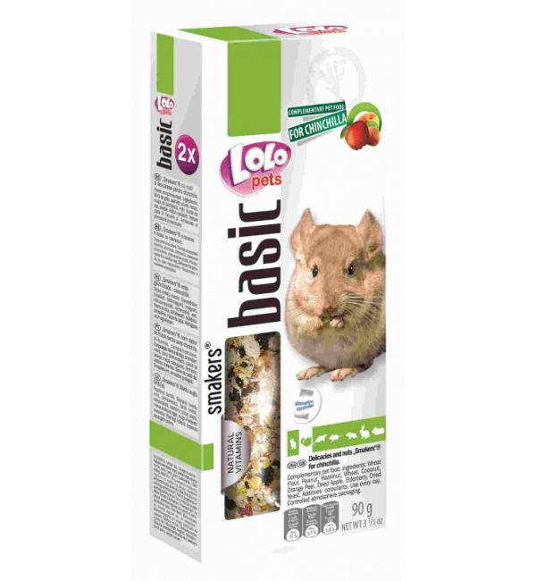 Smakers® Lolo Pets для шиншилл, с фруктами и орехами (0,09 кг)
