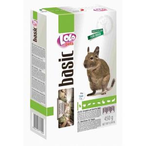 Полнорационный корм Lolo Pets для  дегу (0,45 кг)