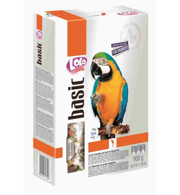 Полнорационный корм Lolo Pets для крупных попугаев (0,8 кг)