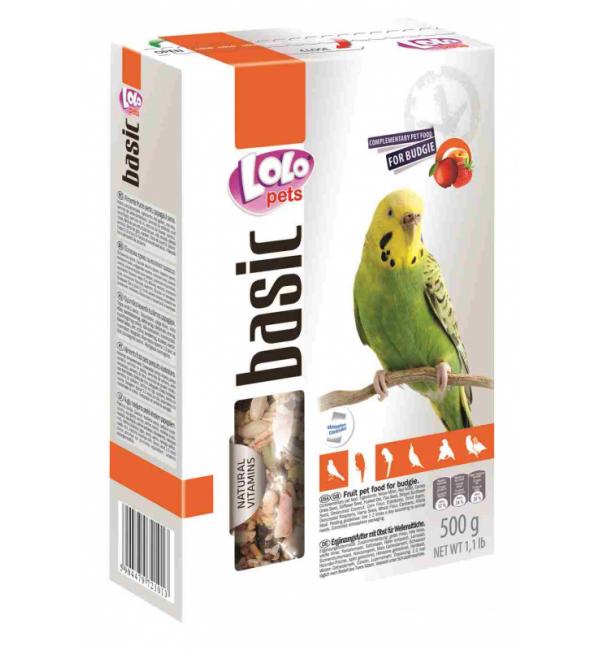 Корм фруктовый Lolo Pets для волнистых попугаев (0,5 кг)