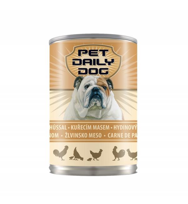 Консервированный корм Pet Daily Dog для собак, с курицей (1,24 кг)
