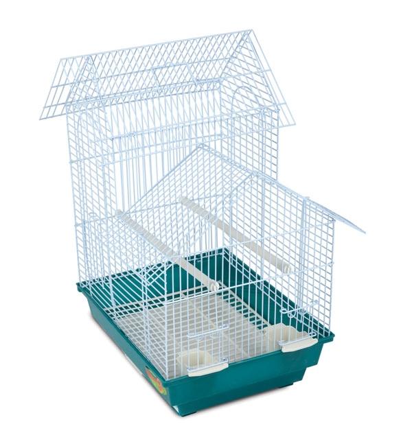 Клетка для птиц Happy Animals 35x28x46 см белая