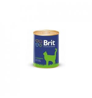 Консервы Brit для кошек, говядина (0,34 кг)