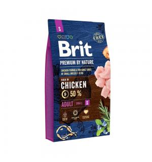Сухой корм Brit by Nature для взрослых собак мелких пород (8 кг)