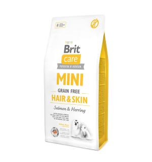 Беззерновой корм Brit Care MINI GF для мини-пород с шерстью, требующей ухода (2 кг)