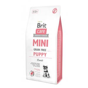 Беззерновой корм Brit Care MINI GF для щенков мини-пород, ягненок (7 кг)