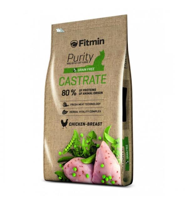Беззерновой корм Fitmin Cat Purity Castrate для кастрированных кошек и котов (1,5 кг)