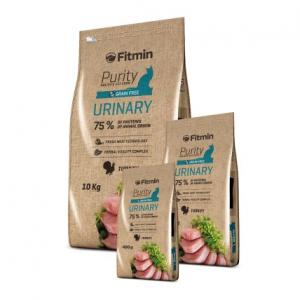 Беззерновой корм Fitmin Cat Purity Urinary для взрослых кошек для поддержания функции мочевой системы (1,5 кг)